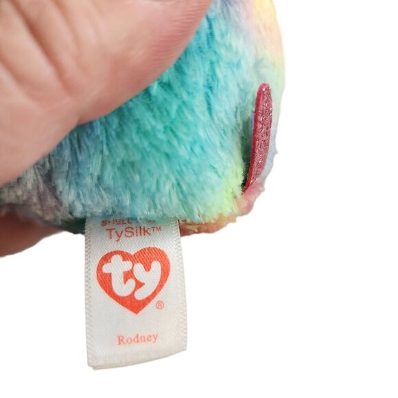 Ty Beanie Boos 36214 Rodney The Pink Hamster 6" - Picture 8 of 11